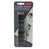 Derwent Graphic Pencils Blister of 6 - Medium - Al Masam Stationery LLC